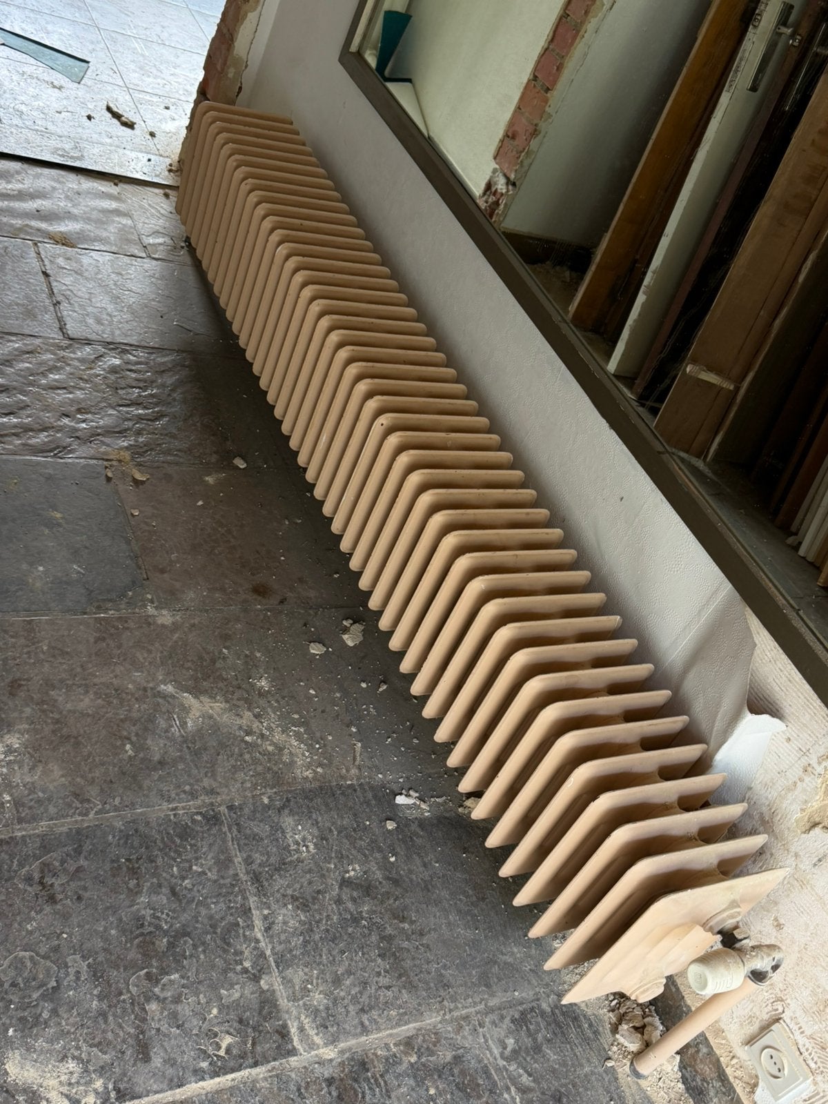 Authentieke gietijzeren radiatoren, Ophalen, Gebruikt, Radiator