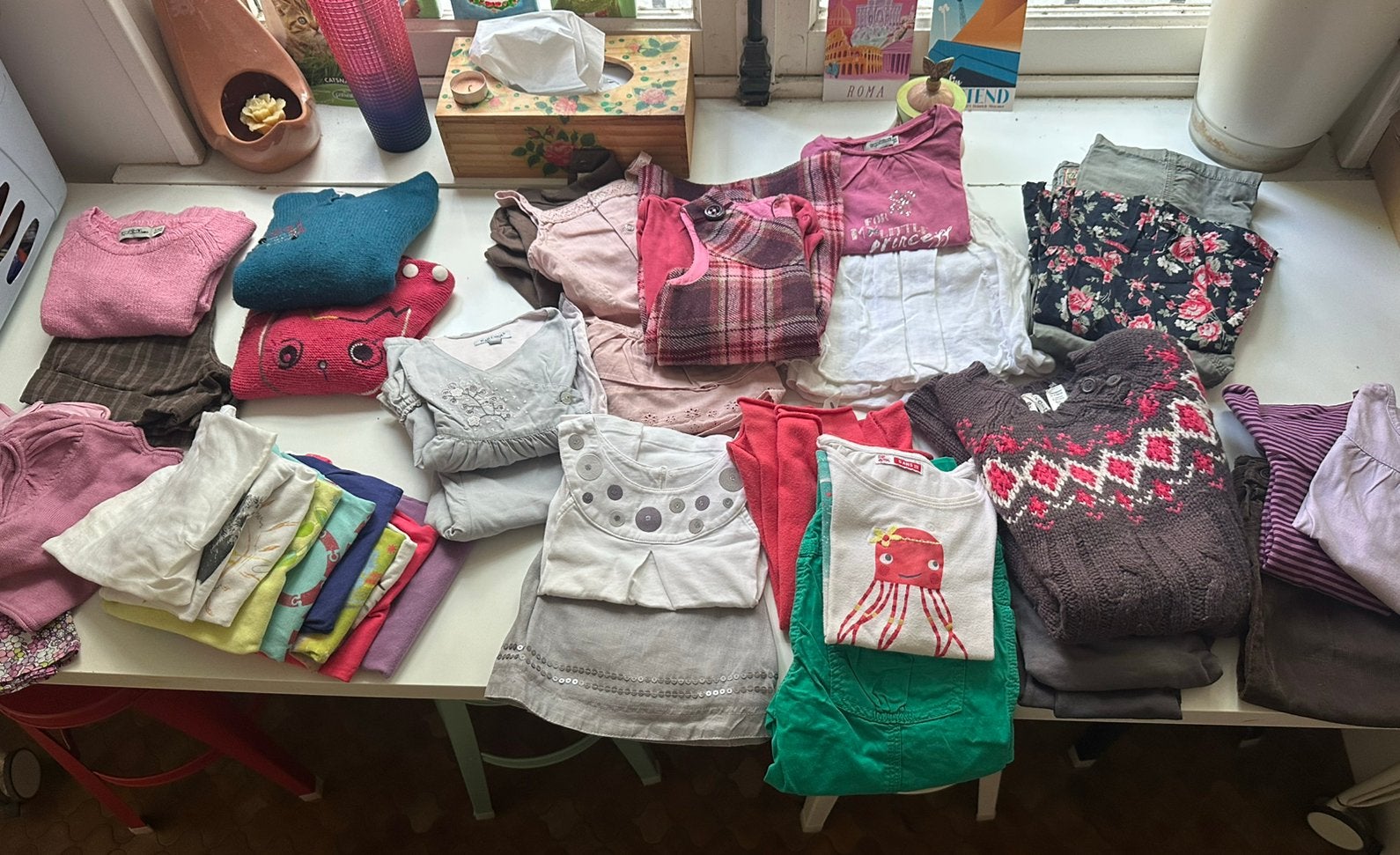 Lot de vêtements filles de 3 mois à 3 ans, Enlèvement, Utilisé