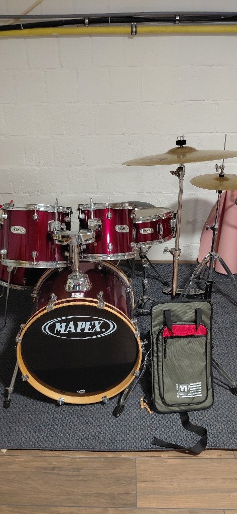 Drumstel, Muziek en Instrumenten, Drumstellen en Slagwerk, Ophalen, Gebruikt, Overige merken