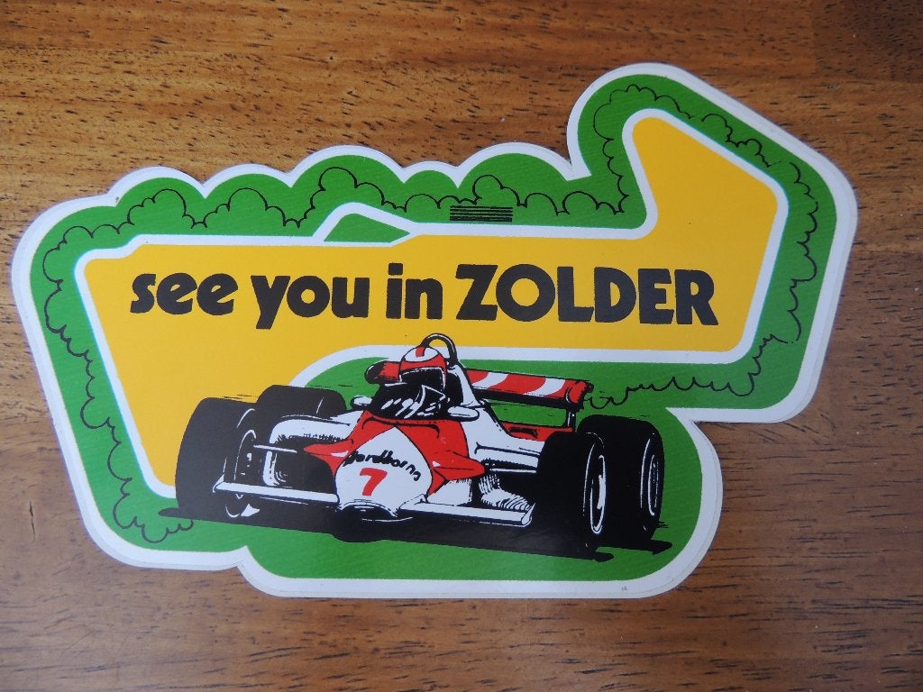 see you in zolder circuit marlboro sticker, Verzamelen, Verzenden, Zo goed als nieuw