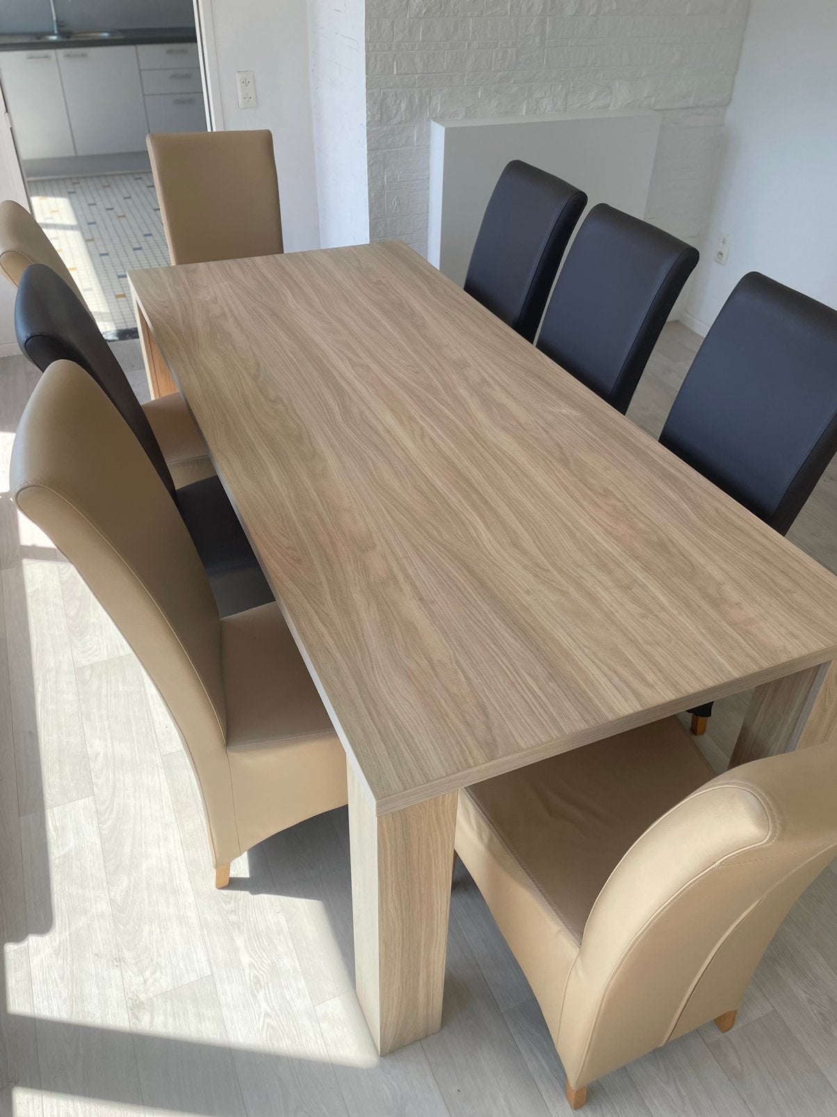 Complete eetkamer – Splinternieuw | Nieuwstaat, Huis en Inrichting, Ophalen, Zo goed als nieuw