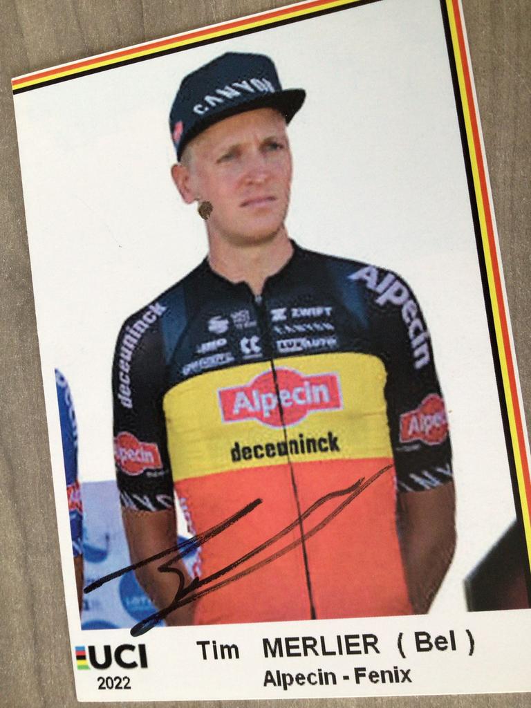 Wielerkaart  2022 team alpecin tim merlier signe, Envoi