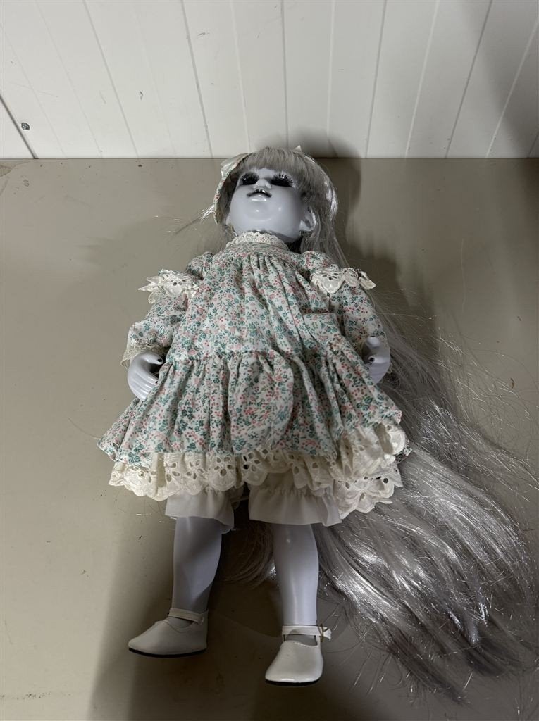 ooak gothic horror doll - Enge pop halloween, Verzamelen, Ophalen of Verzenden, Zo goed als nieuw, Pop