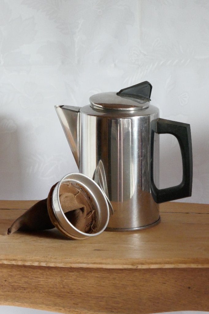 Koffiepot, Ophalen, Zo goed als nieuw, Inox