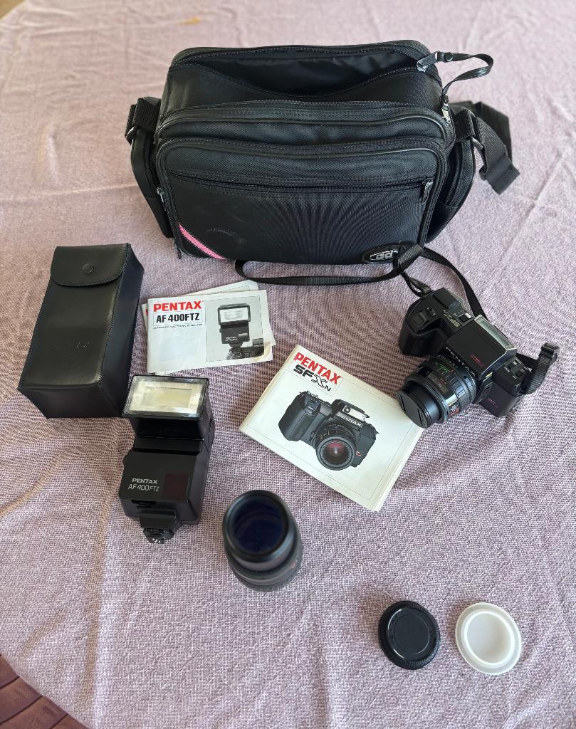 Pentax sfxn met vele extra’s, Ophalen, Pentax