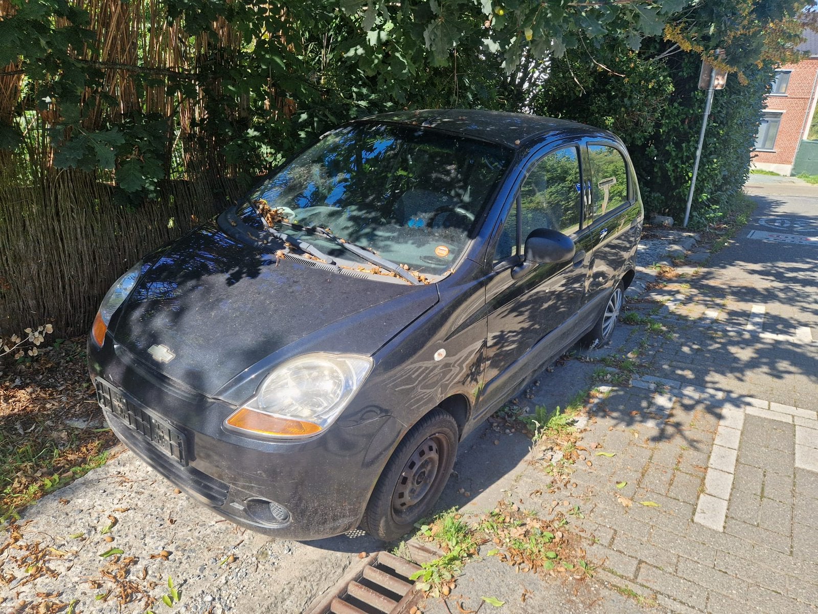 Chevrolet Matiz - Roule - 136k km - pas de CT, Autos, Achat, Matiz, Boîte manuelle, Noir