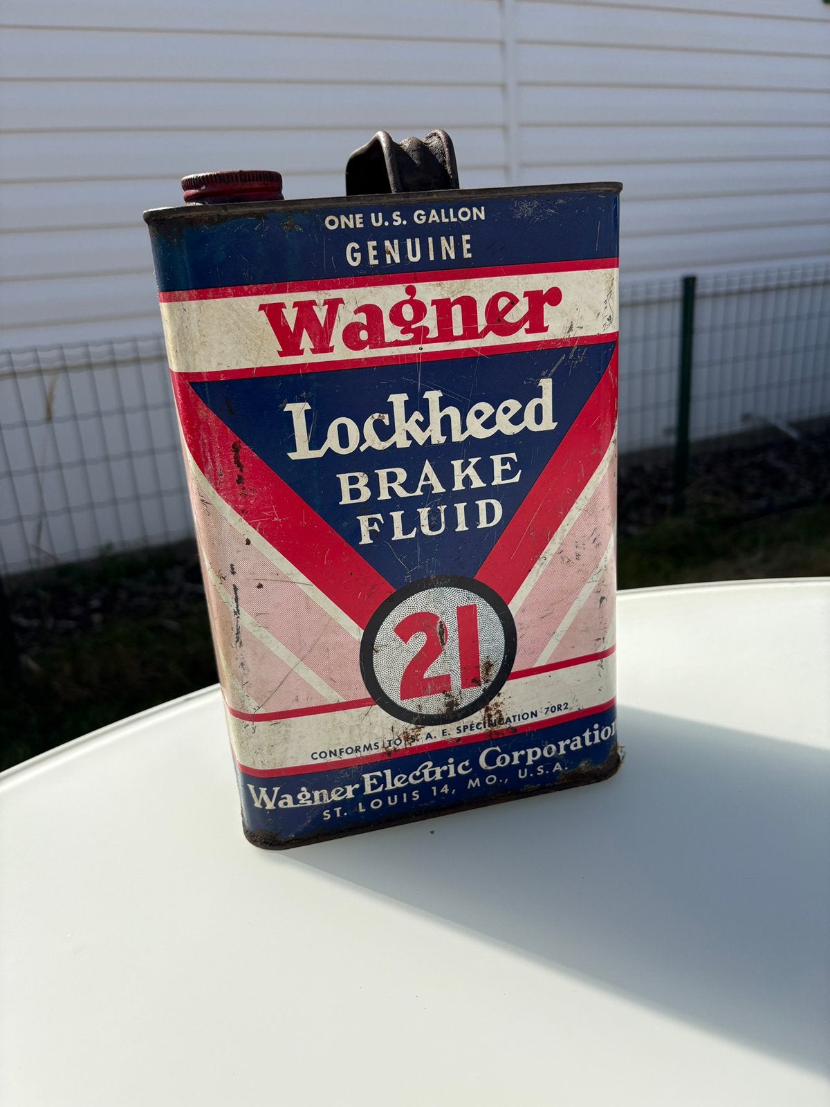 Wagner USA oliekan, Ophalen of Verzenden, Zo goed als nieuw