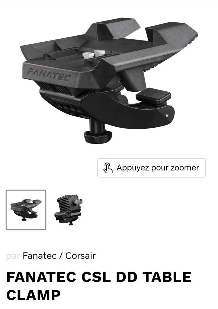 Clamp bureau fanatec dd, Enlèvement