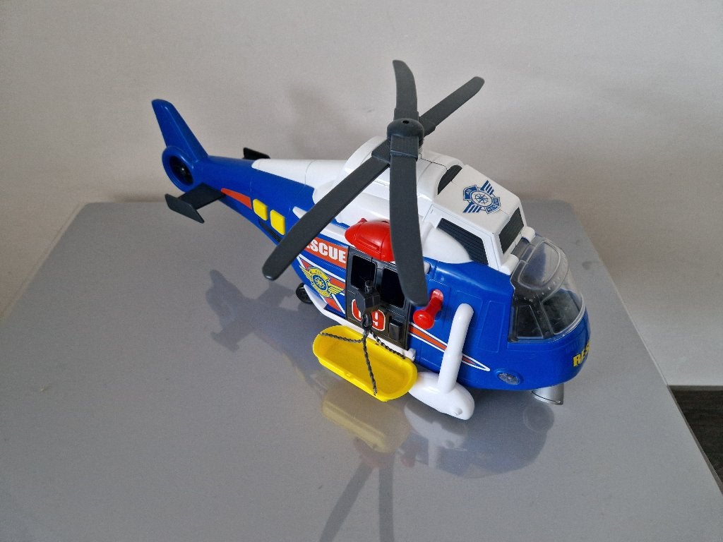 Hélicoptère de sauvetage aérien à hélice rotative, Enlèvement, Comme neuf, Avec lumière
