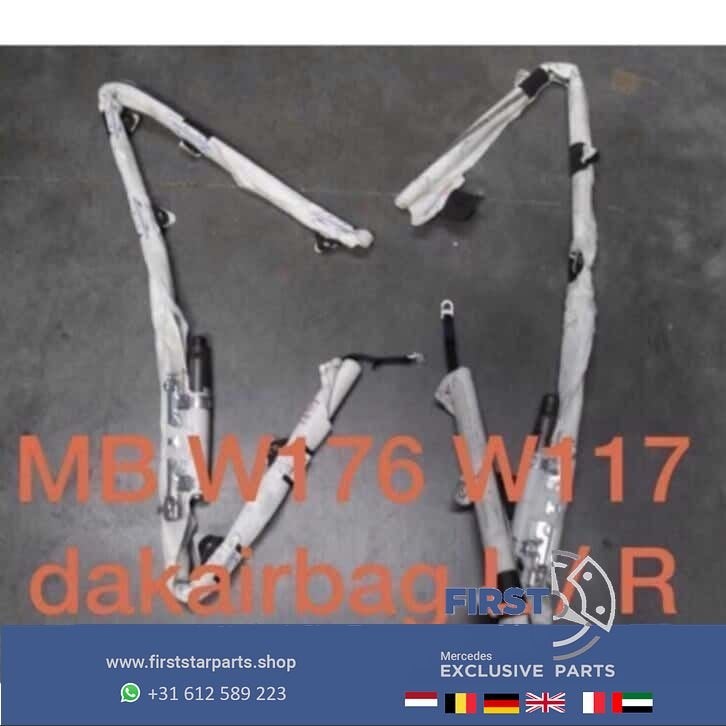 W176 dakairbag Mercedes A Klasse links rechts dak airbag 176, Utilisé, -, -, Enlèvement ou Envoi