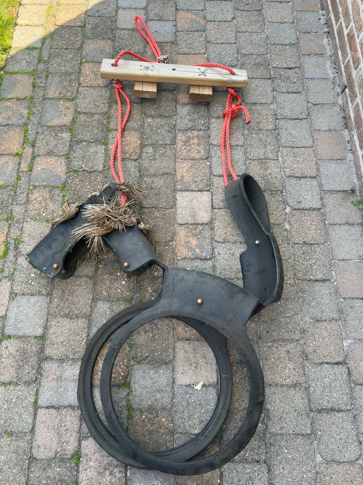 Schommel, paard voor schommel, Ophalen, Schommel