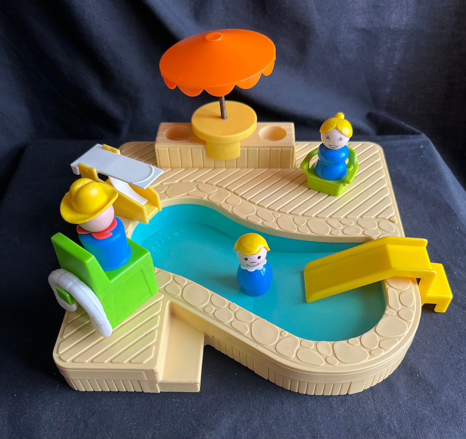 Vintage fisher price | Little people zwembad, Kinderen en Baby's, Ophalen of Verzenden, Gebruikt, Speelset