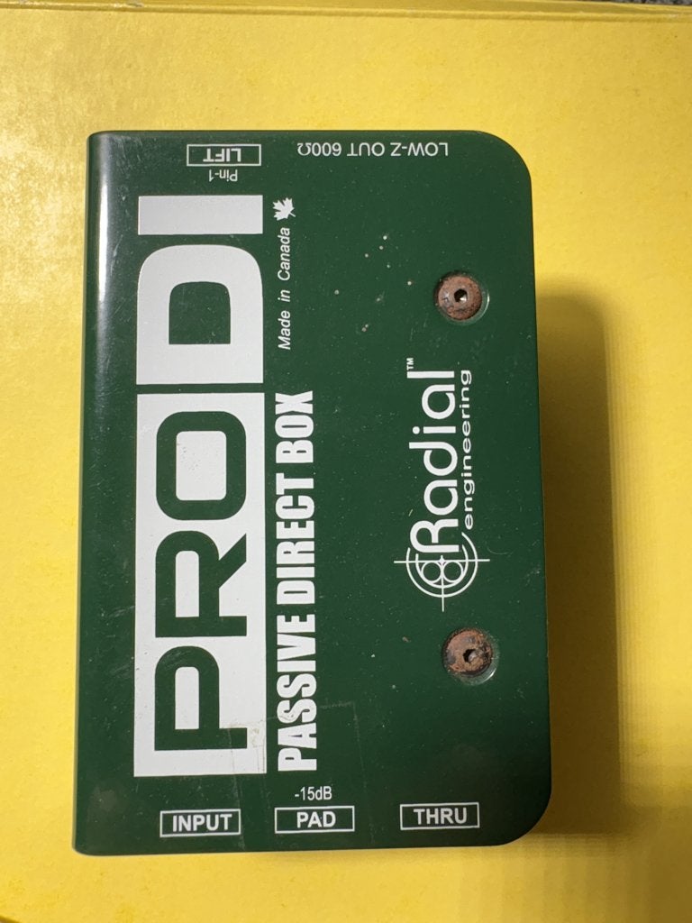 vends Radial box PRO DI, TV, Hi-fi & Vidéo, Enlèvement, Utilisé, Audio