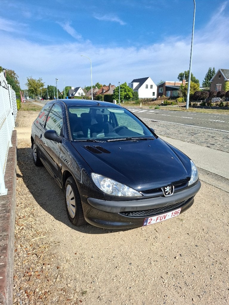 Peugeot 206, Voorwielaandrijving, Stof, Zwart, Zwart