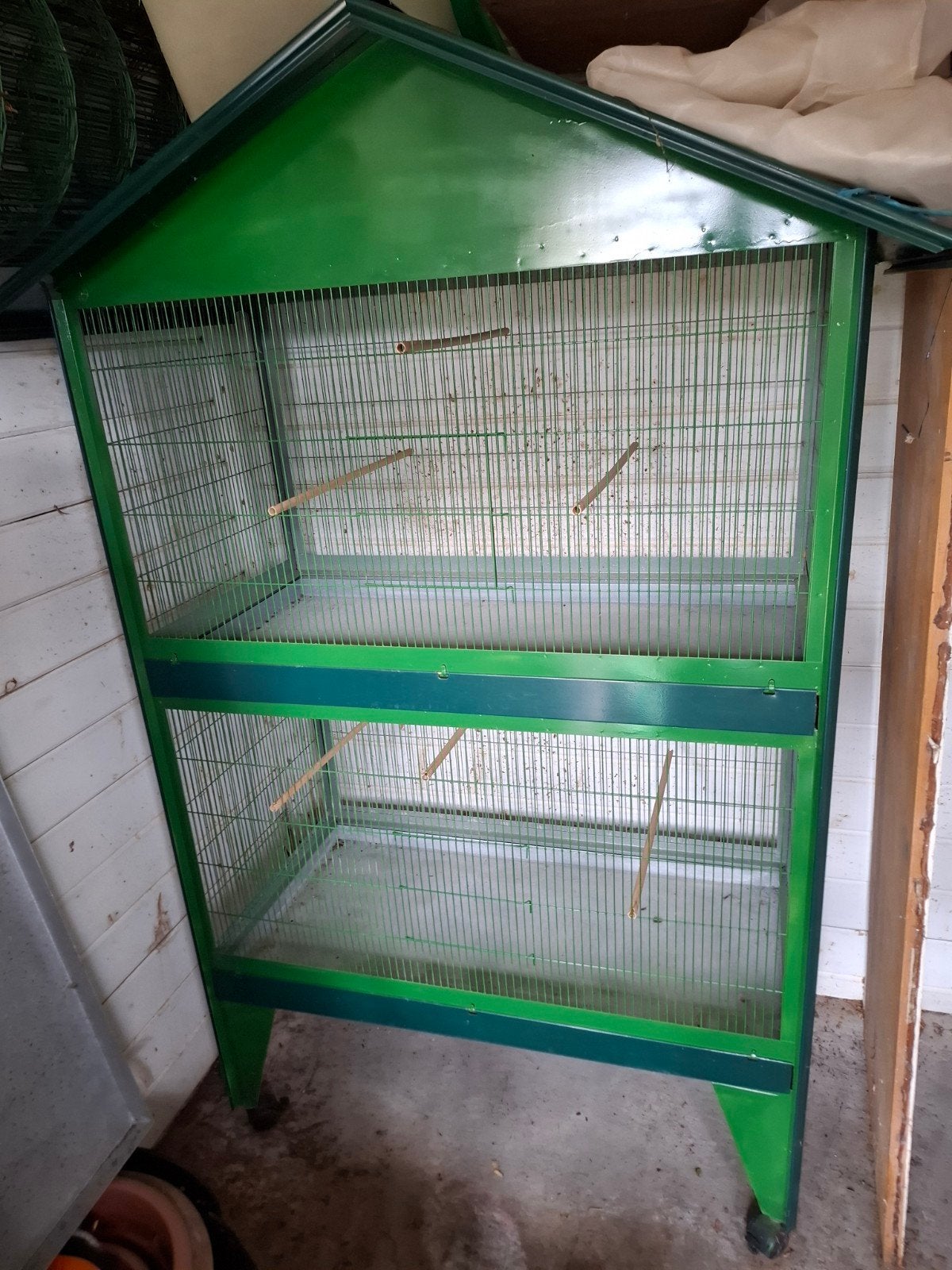 vogels kooi, Ophalen