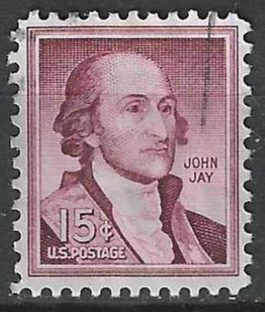 USA 1958 - Yvert 639 - John Jay (ST), Postzegels en Munten, Verzenden, Gestempeld