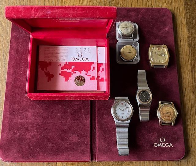 Omega Lot Varia, Handtassen en Accessoires, Horloges | Antiek, Overige materialen, Polshorloge, Ophalen of Verzenden, Omega