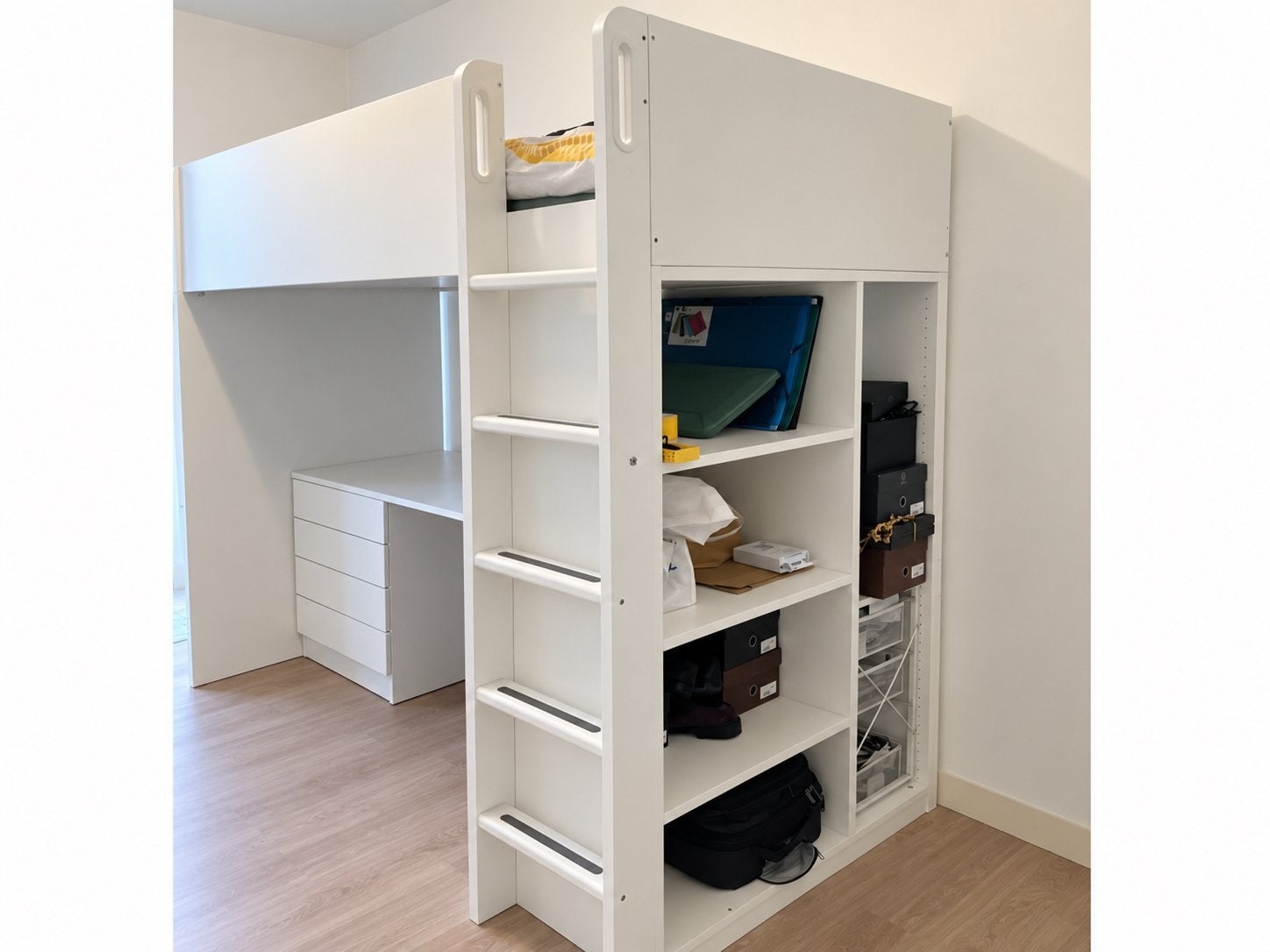 LIT MEZZANINE AVEC BUREAU ET ESPACE DE RANGEMENT À VENDRE, Enfants & Bébés, Enlèvement, Utilisé, Lit mezzanine
