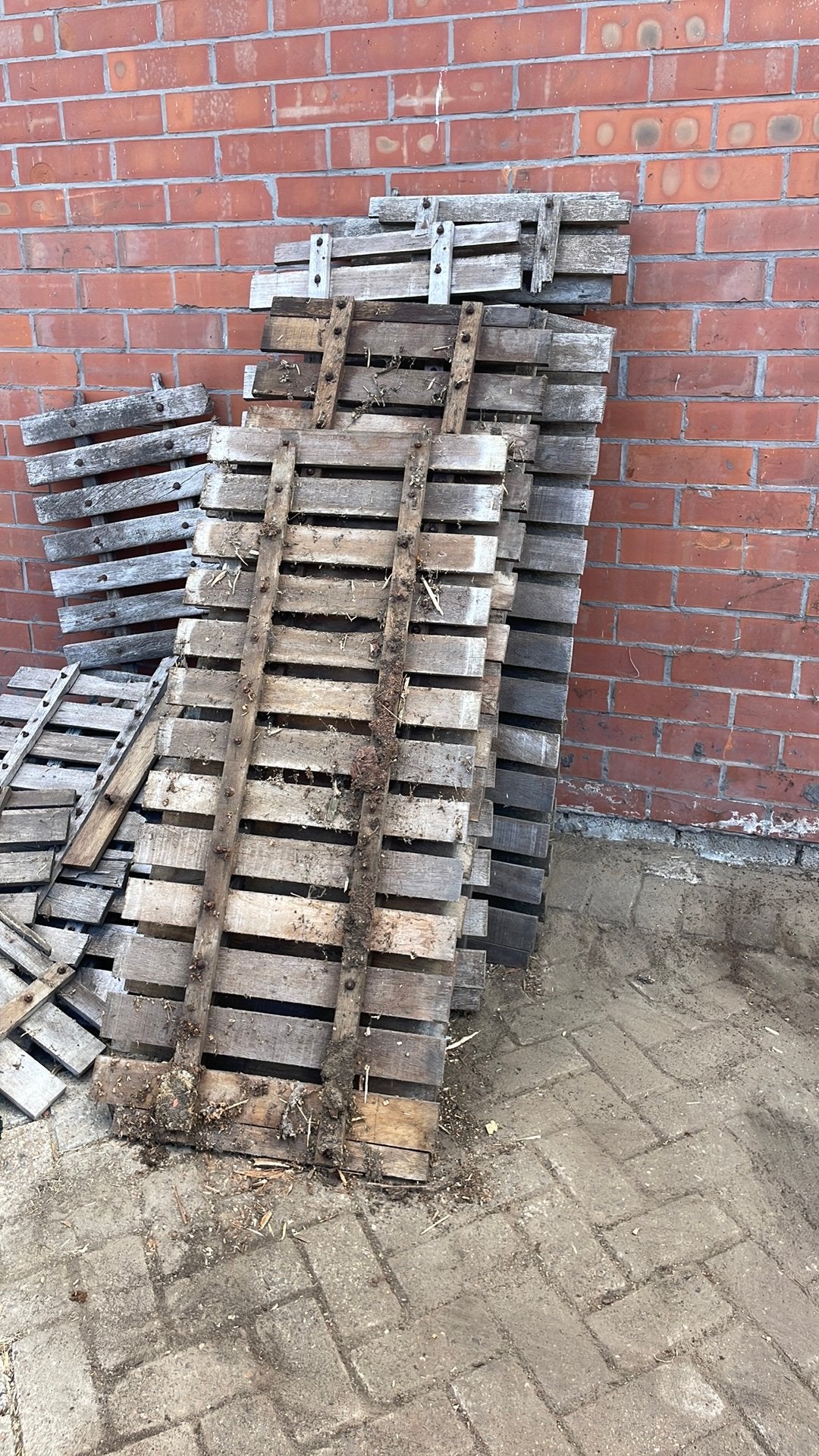 Gratis houten rooster, Enlèvement, Comme neuf