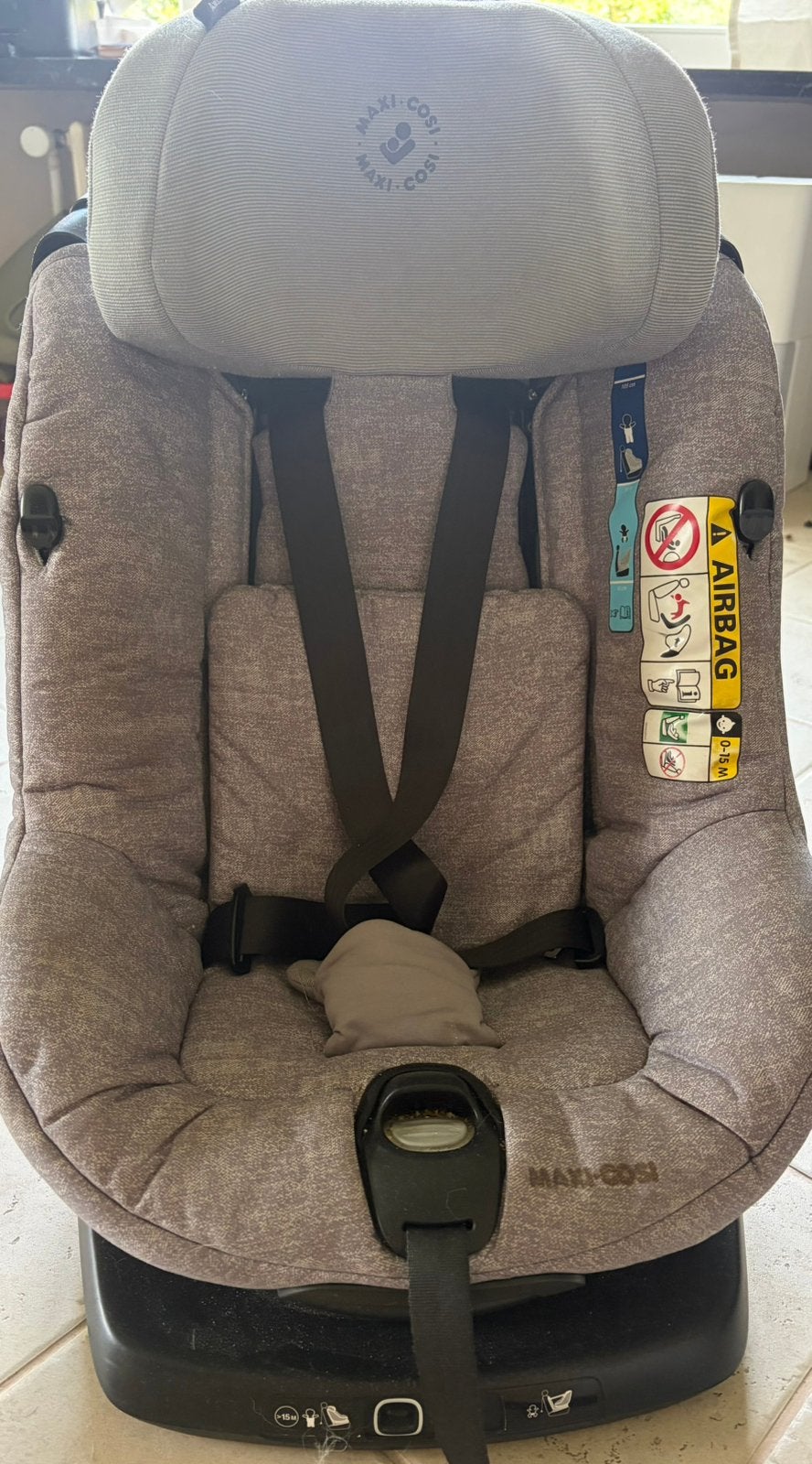 Maxicosi Axissfix autostoel, Ophalen, Gebruikt, 0 t/m 18 kg, Verstelbare rugleuning