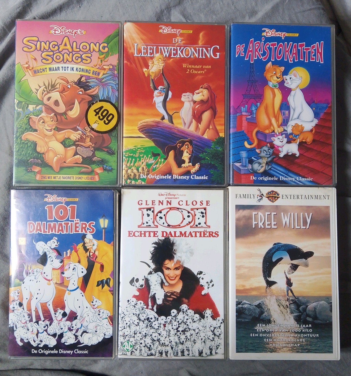 Partij Disney VHS banden - Klassiekers, Cd's en Dvd's, Ophalen of Verzenden, Nederlands, Science Fiction en Fantasy, VHS