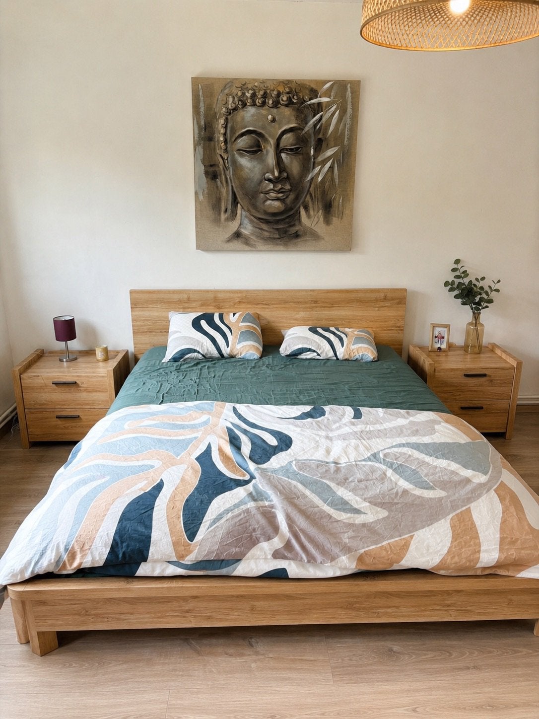 Lit avec sommier et matelas, Enlèvement, Comme neuf