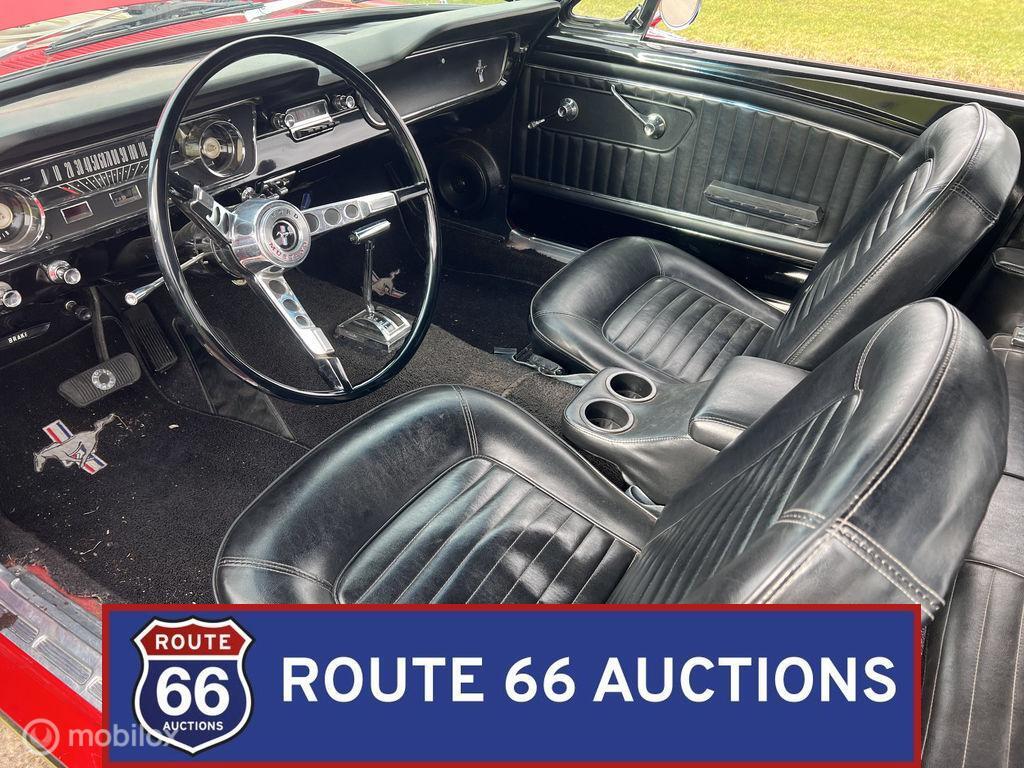 Ford Mustang Cabriolet | 1965 | Route 66 Auctions, Autos, Achat, Entreprise, Boîte manuelle, Autre carrosserie