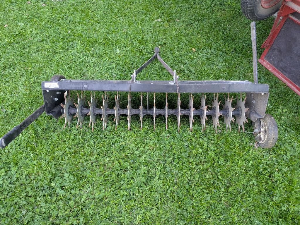 Scarificateur pour tracteur tondeuse, Enlèvement