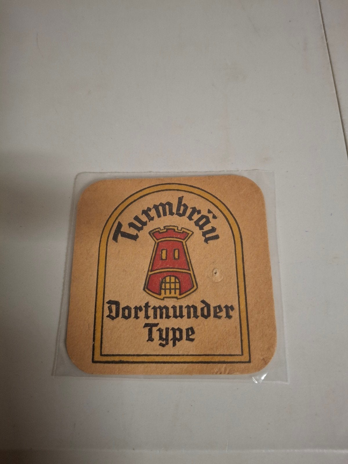 Oud bierviltje turnbrau lion, Ophalen of Verzenden