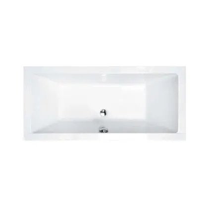 Otitec Quadro 180x80 neuve + pieds + évacuation – 250 €, Enlèvement, Neuf, Chrome, Baignoire