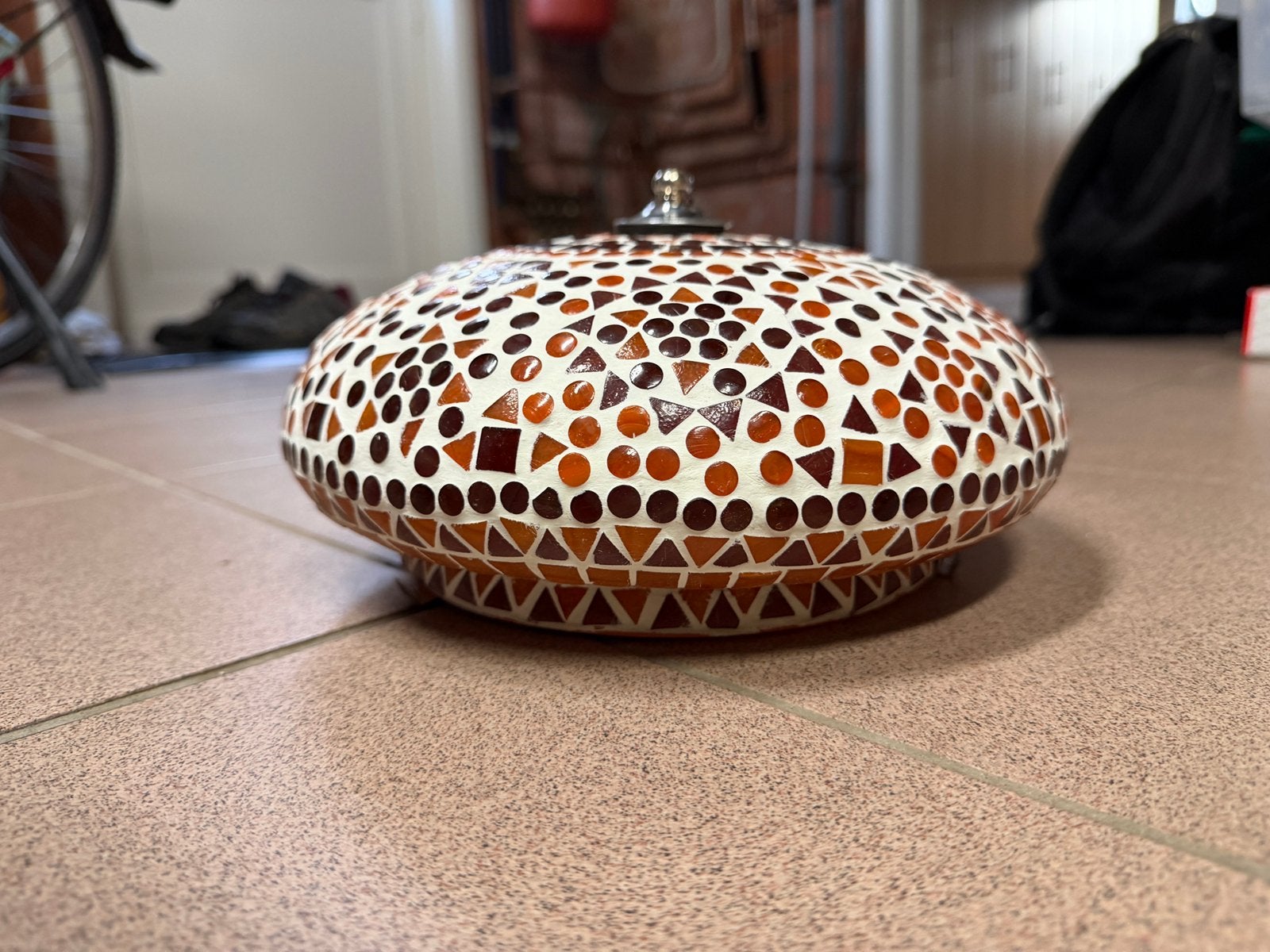 Keramieken lamp in mooie staat, Ophalen, Zo goed als nieuw