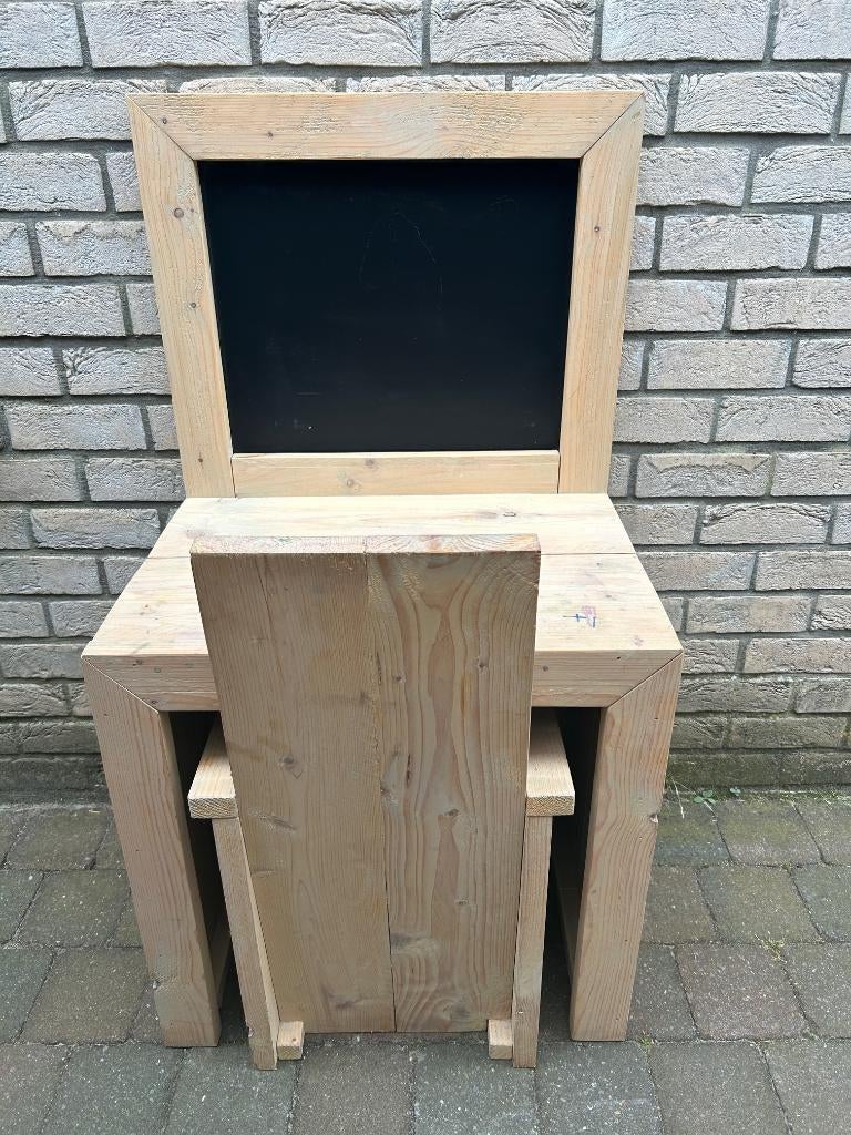 Steigerhouten speeltafel, Ophalen, Gebruikt