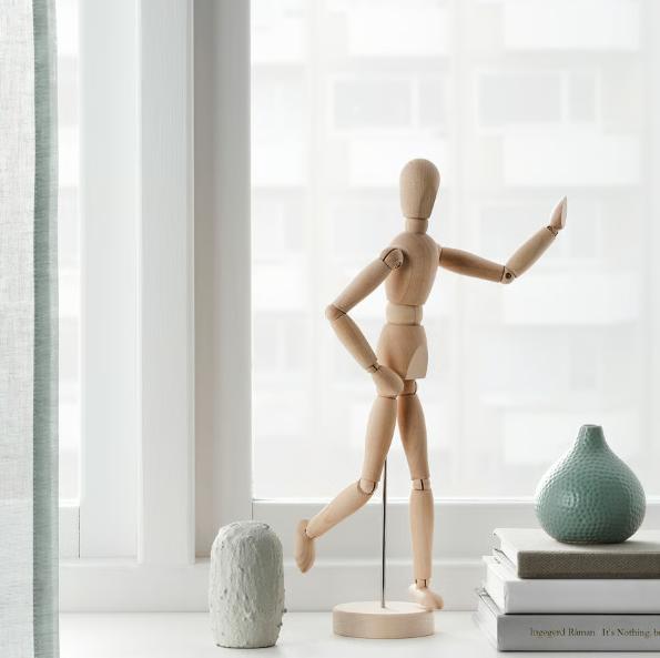 Ikea Gestalta tekenmodel - naturel - 33 cm, Huis en Inrichting, Ophalen of Verzenden, Zo goed als nieuw