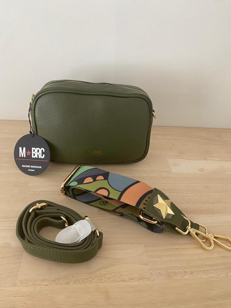Lederen handtas Massimo Braccialini, Handtassen en Accessoires, Tassen | Damestassen, Ophalen, Zo goed als nieuw, Handtas