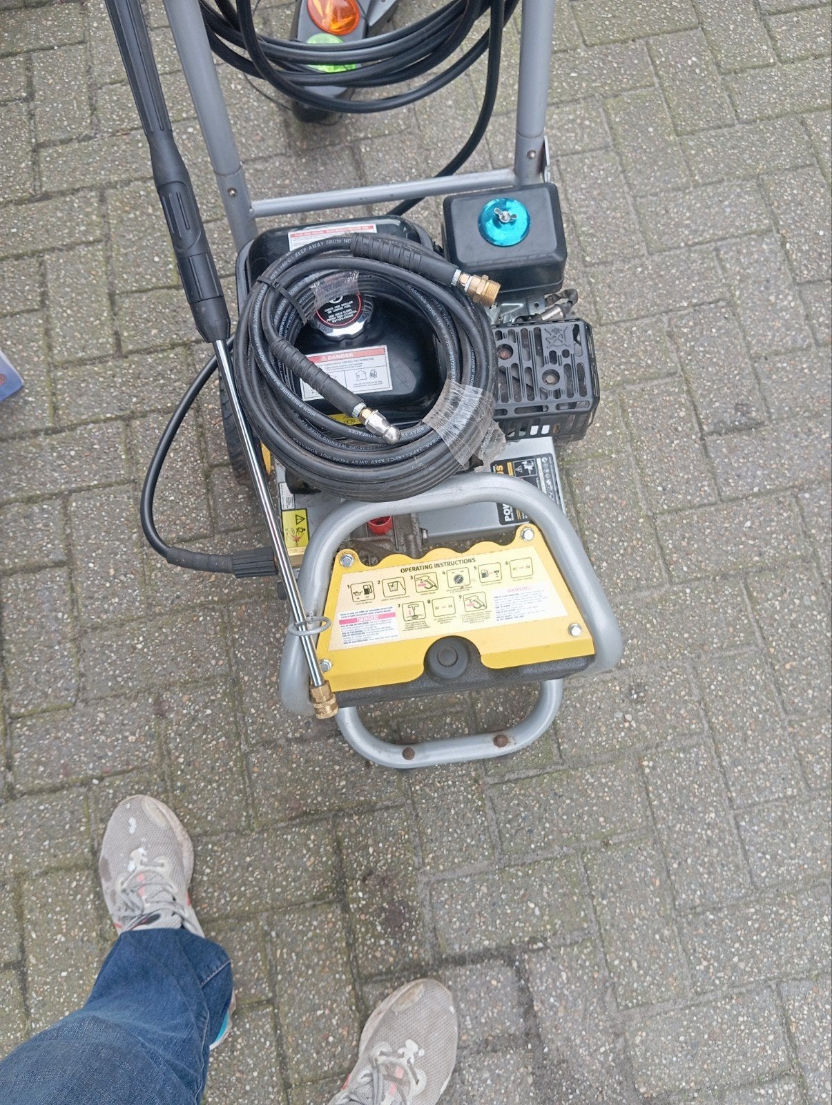 Te koop 180 euro  nieuw., Jardin & Terrasse, Nettoyeurs haute pression, Enlèvement, Neuf, Essence