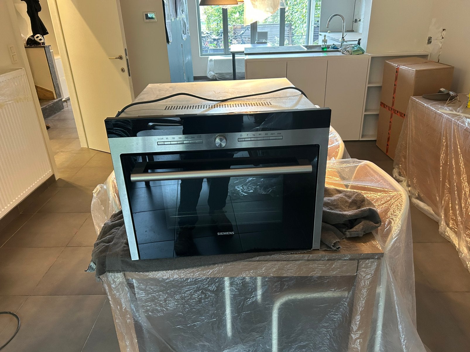 Siemens inbouwmicrogolf, Electroménager, Micro-ondes, Enlèvement, Utilisé, Encastré, Micro-ondes
