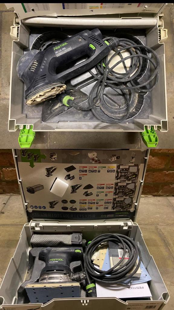 2️⃣ deux ponceuse festool, Bricolage & Construction, Outillage | Ponceuses, Enlèvement ou Envoi, Comme neuf