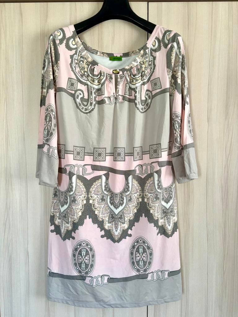 Kleedje K-Design maat L - €10, Maat 42/44 (L), Ophalen of Verzenden, Zo goed als nieuw, Roze