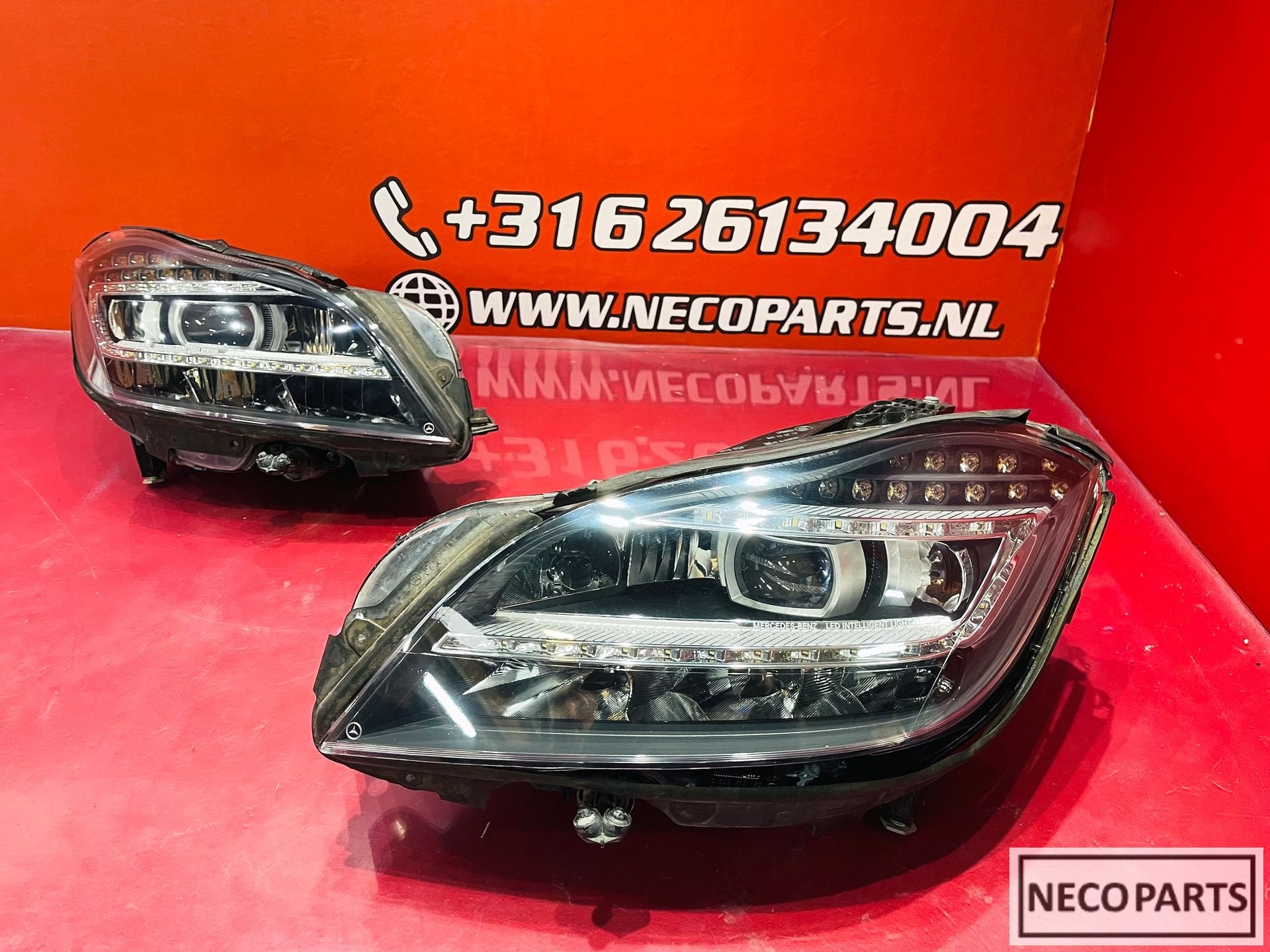 MERCEDES CLS W218 ILS FULL LED KOPLAMPEN  OROGINEEL, Gebruikt, -, Ophalen of Verzenden, -