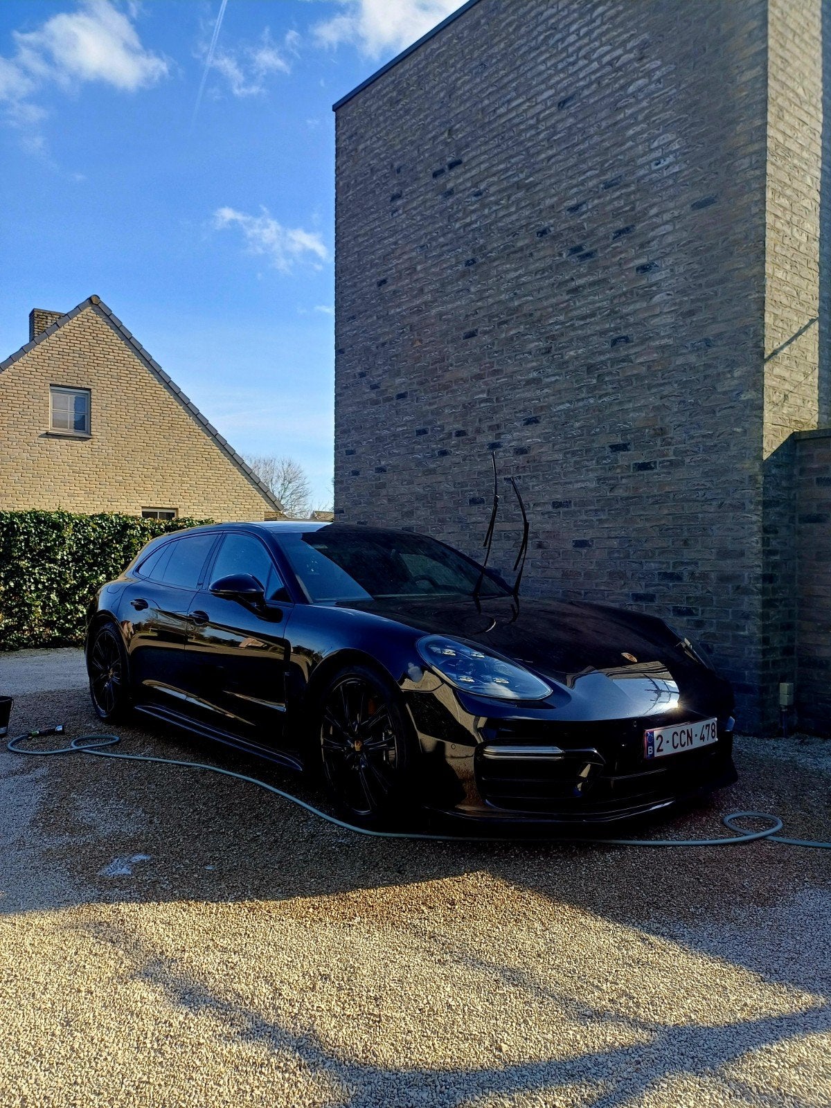 Porsche Panamera 4 E-Hybrid Sport Turismo, Auto's, Porsche, Automaat, Alcantara, Zwart, Dealer onderhouden