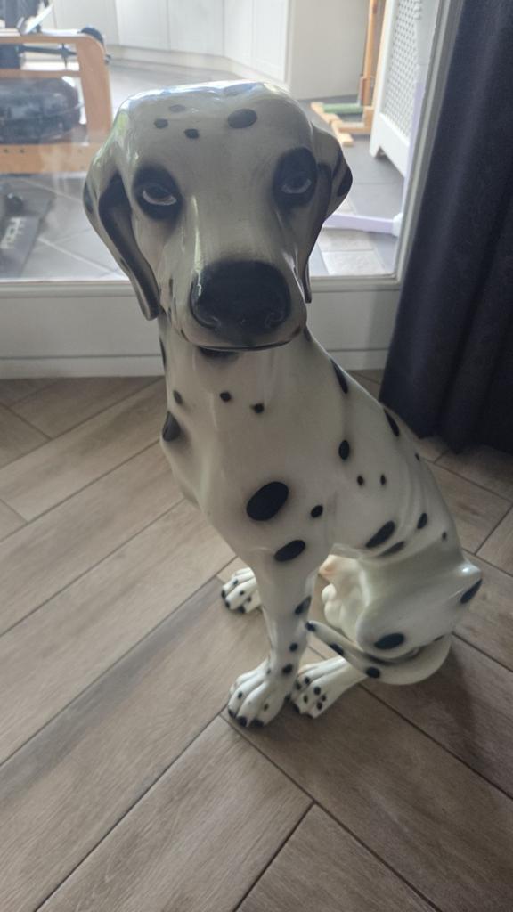 Vintage keramieken dalmatier, Ophalen, Steen/keramiek, Vintage