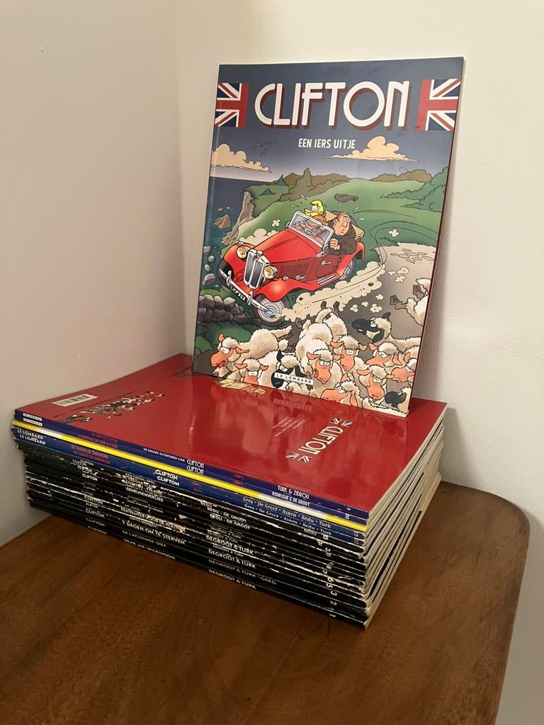 Lot Clifton - 20 albums - periode 1987 - 2023., Boeken, Stripverhalen, Complete serie of reeks, Ophalen of Verzenden, Gelezen