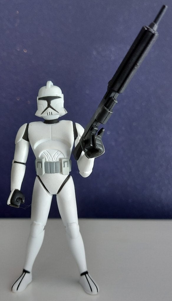 Star Wars Clone Wars Cartoon Network 2003 Clone Trooper, Verzamelen, Star Wars, Ophalen of Verzenden, Zo goed als nieuw, Actiefiguurtje