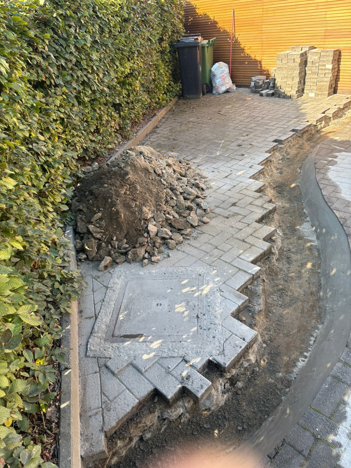 GRATIS klinkers, Tuin en Terras, Ophalen, Beton, 5 tot 10 m², Klinkers