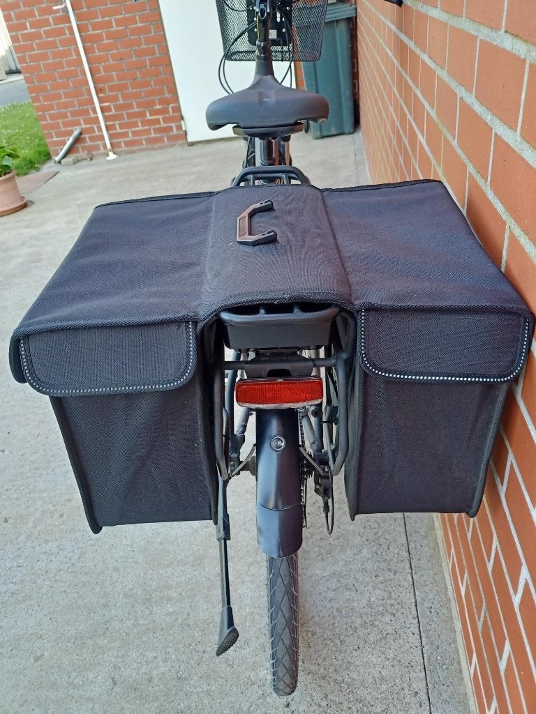 elektrische fiets, Fietsen en Brommers, Minder dan 10 versnellingen, Gebruikt, Vering, 49 tot 53 cm
