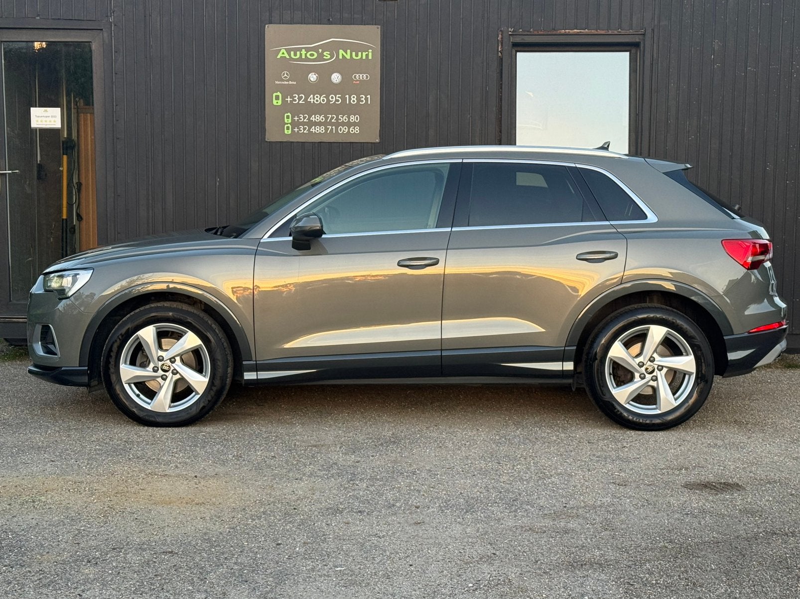 Audi Q3 new 35tdi 2021 diesel automaat leder navi, Autos, Cuir, Argent ou Gris, Achat, Euro 6