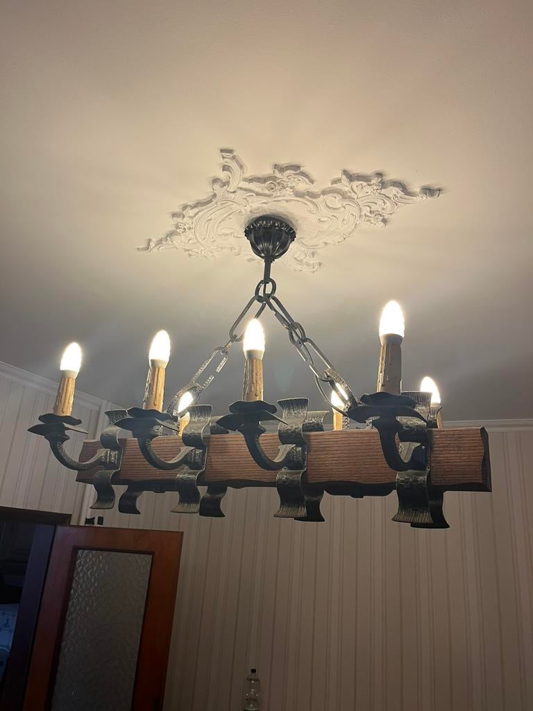 Grote luster, Enlèvement, Utilisé, Bois