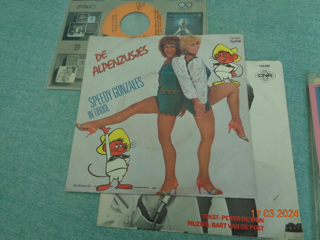 De Alpenzusjes /Speedy Gonzales/De hoempa Polka-Vinyl., Ophalen of Verzenden, Zo goed als nieuw, Overige formaten, Levenslied of Smartlap