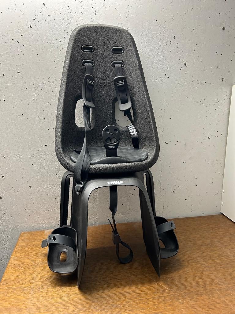 Fietsstoel Thule Yepp Nexxt Maxi, Fietsen en Brommers, Ophalen, Achterzitje, Voetsteuntjes, 9 t/m 18 kg