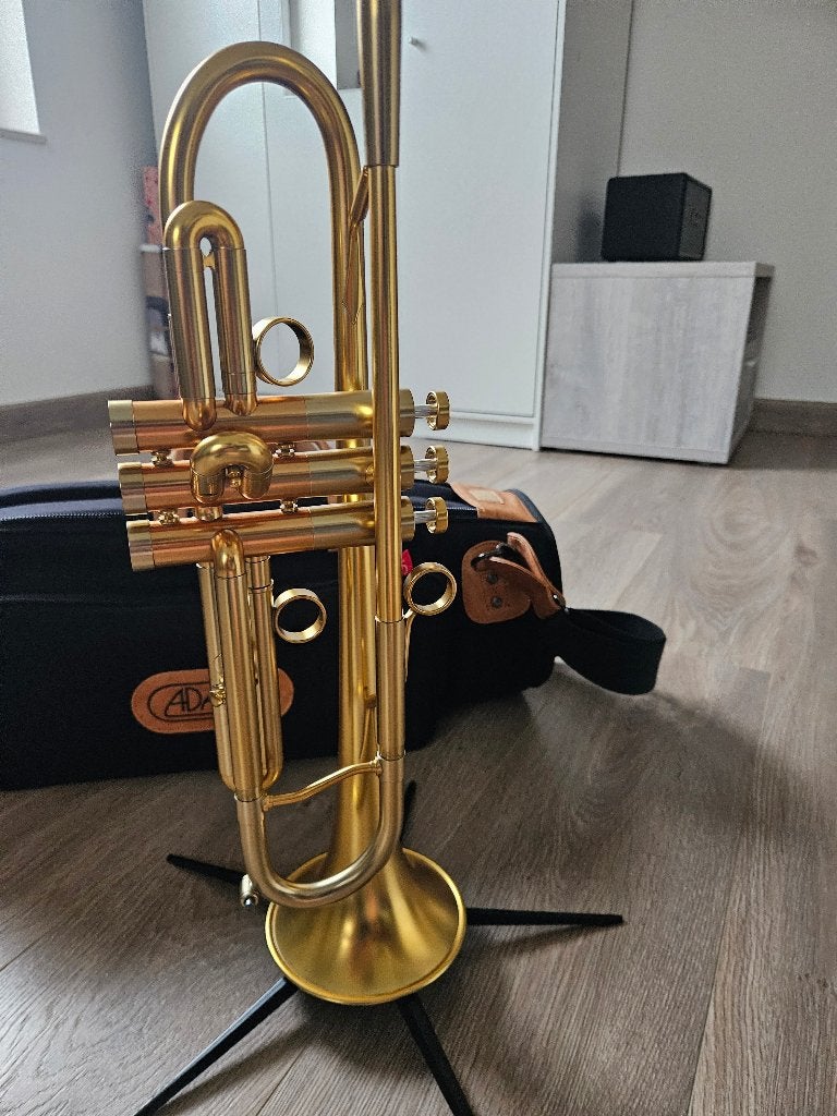 Trompette SiB Adams A4, Musique & Instruments, Enlèvement, Neuf, Trompette en si bémol, Avec valise
